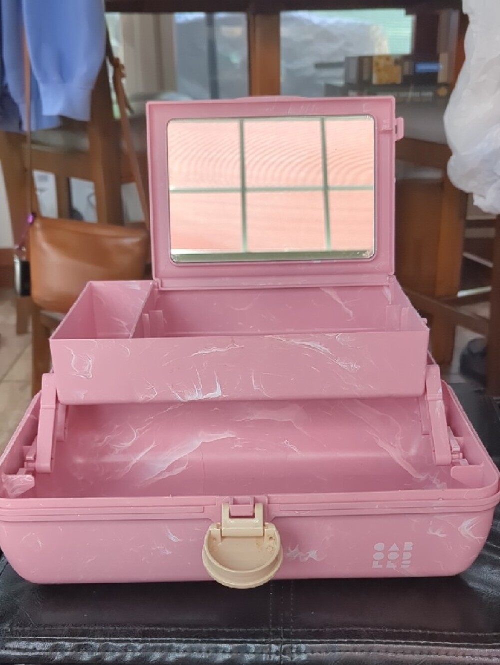 Caboodles Pink Marble Makeup Case - Picture 2 of 6